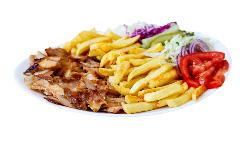 Gyrosteller Gyros-Spezialitäten